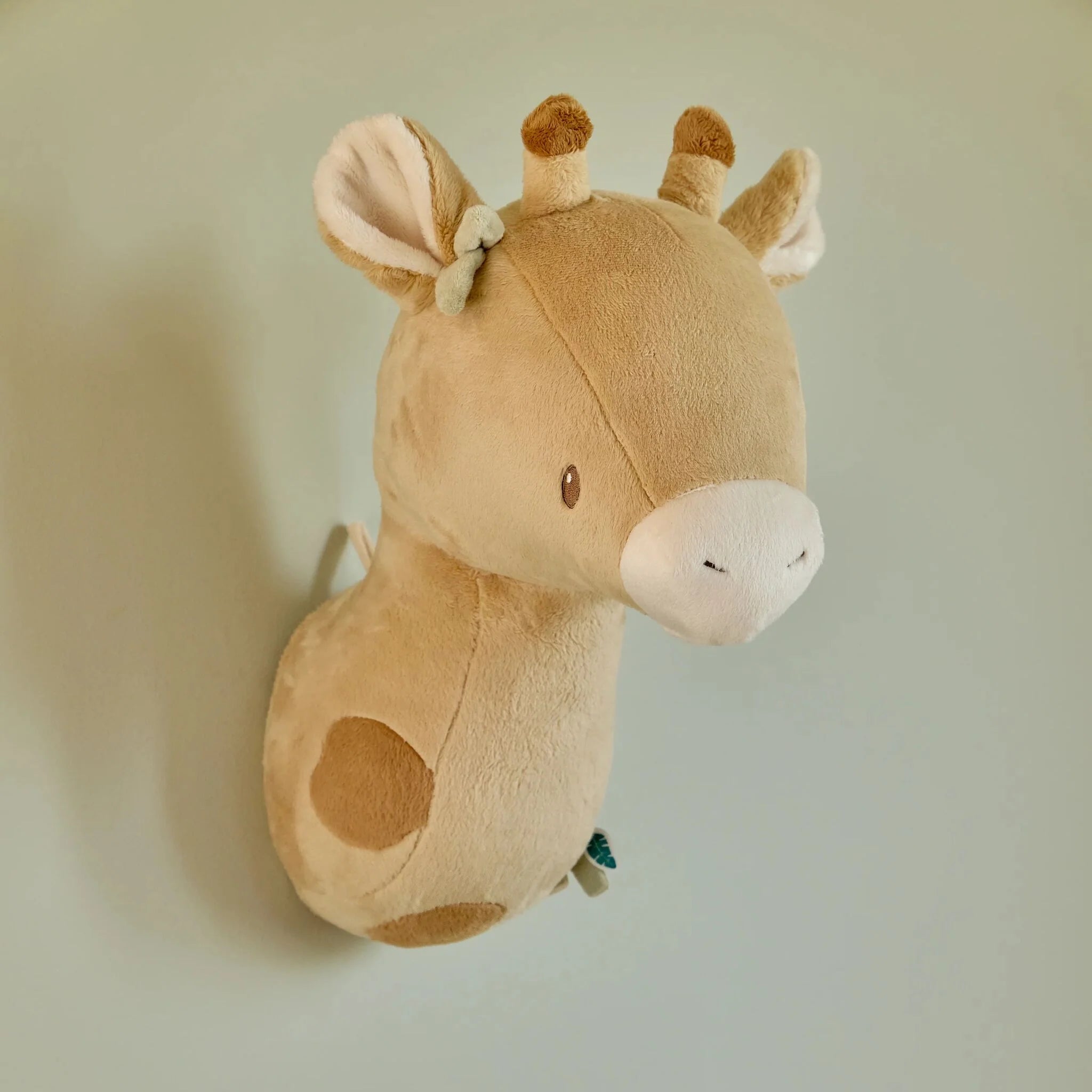 Dierenkop Giraf - Geel