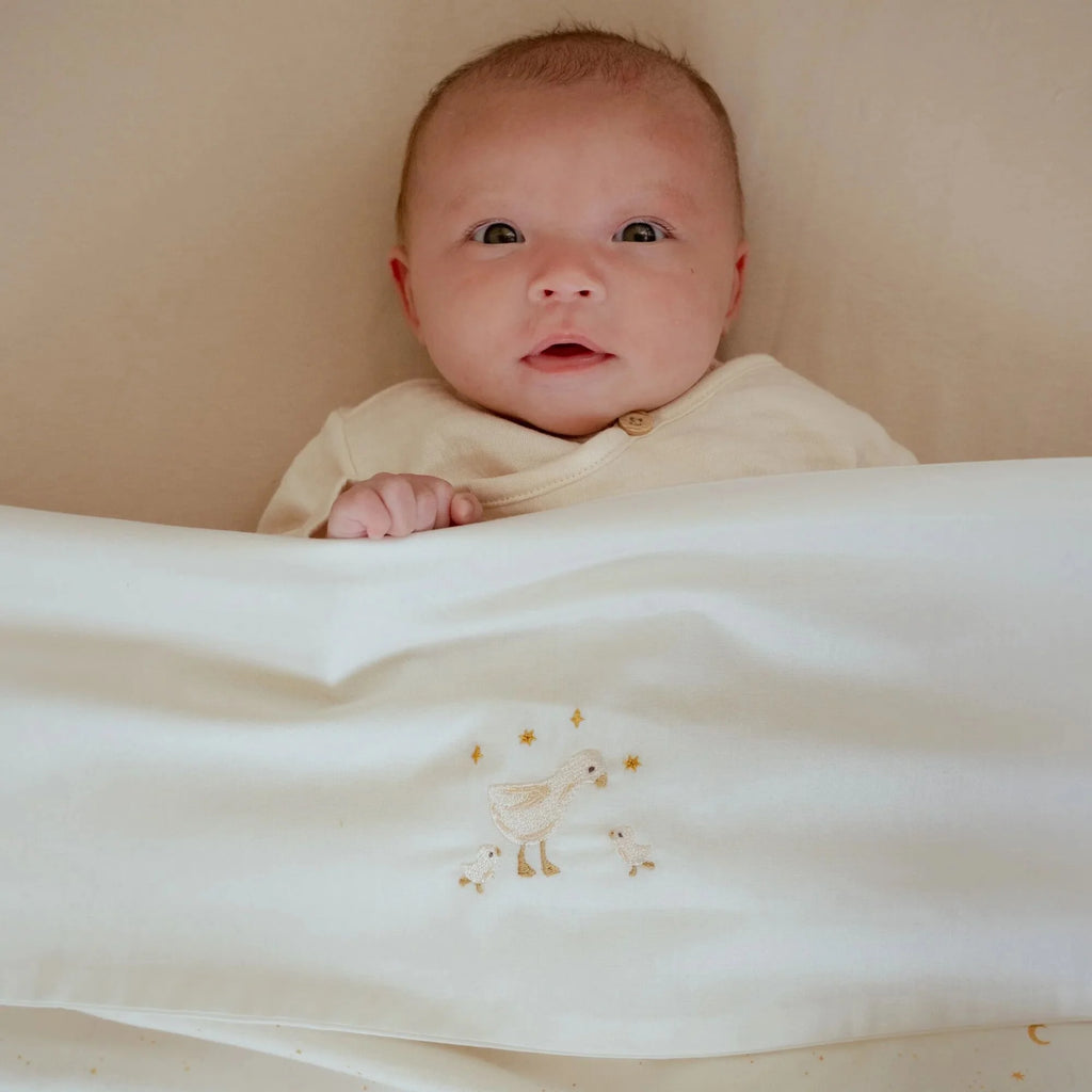 Ledikantlaken - Wit - Newborn Naturals - Little Goose
