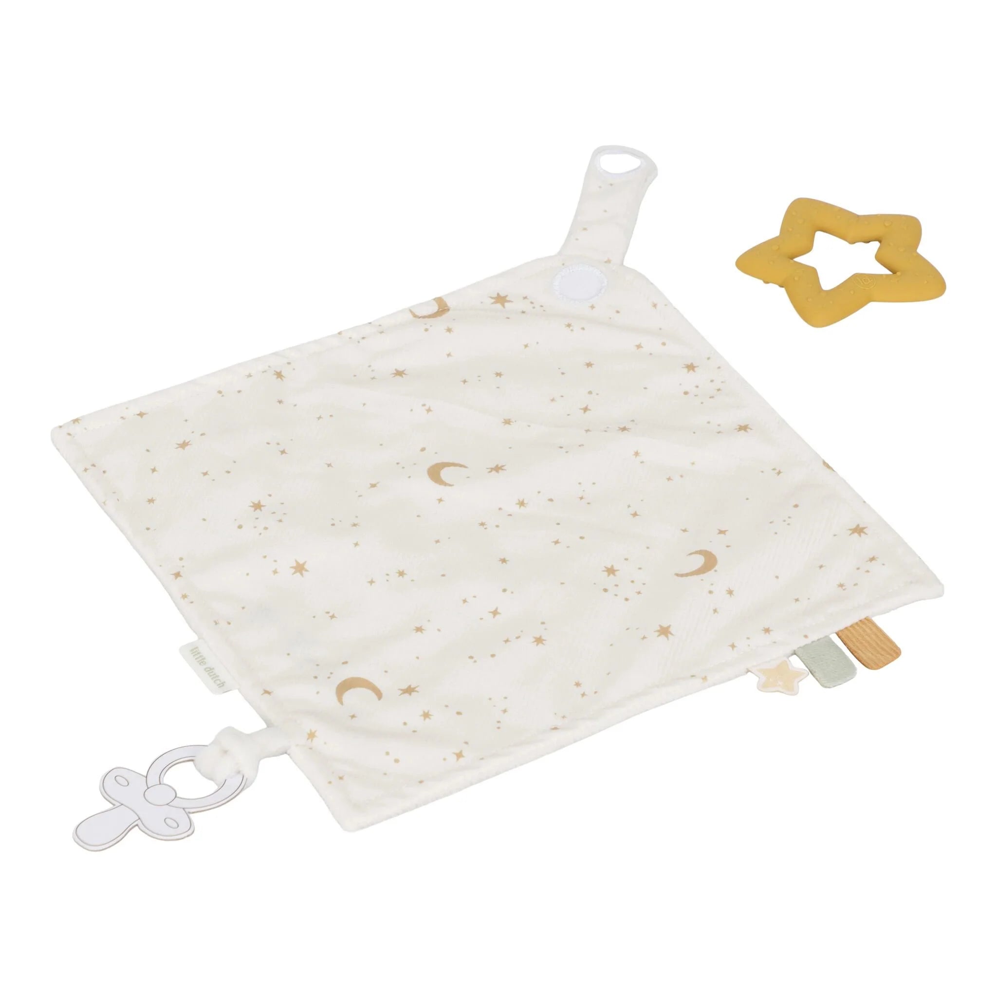 Knuffeldoekje met bijtring - Newborn Naturals