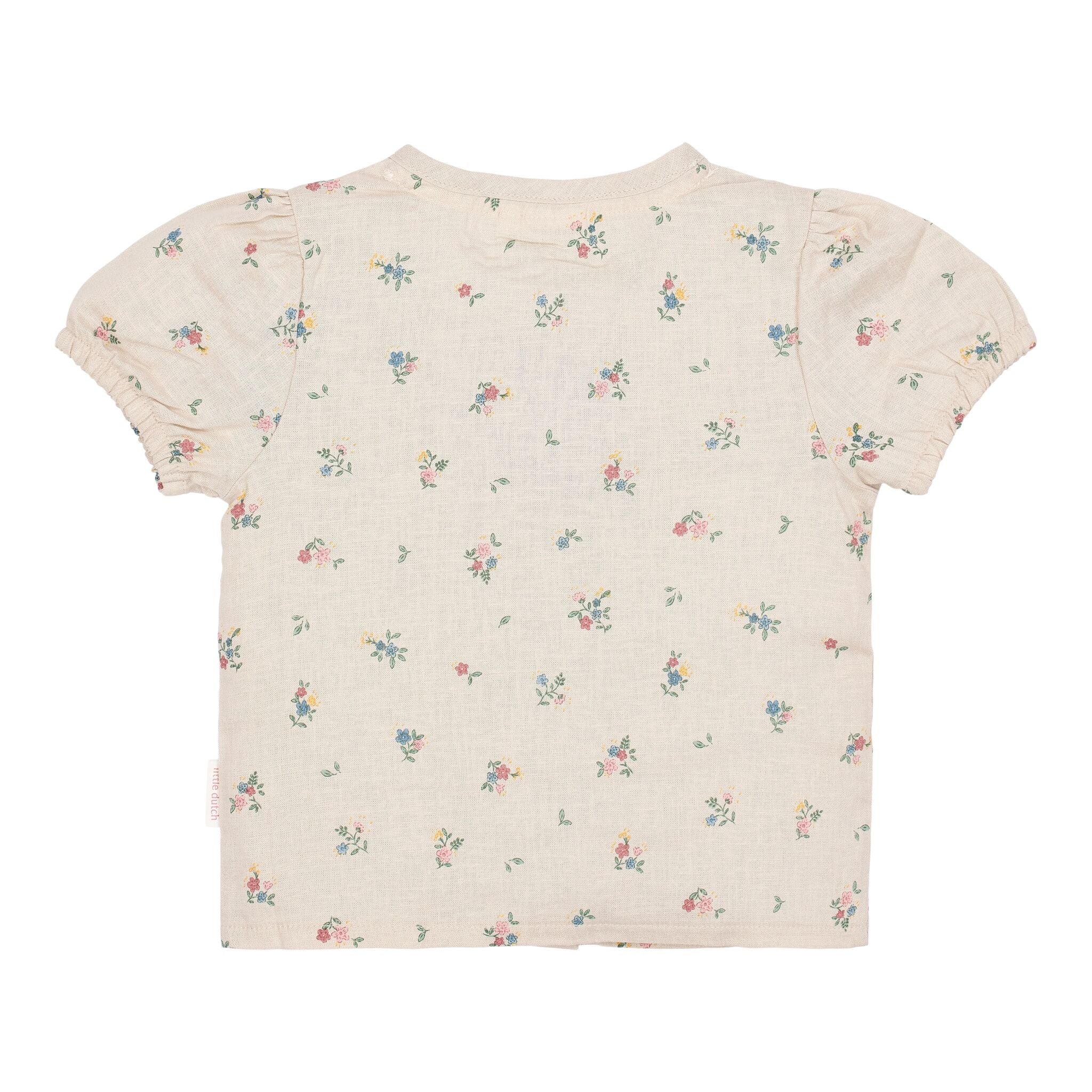 Blouse - Korte mouw - Zand