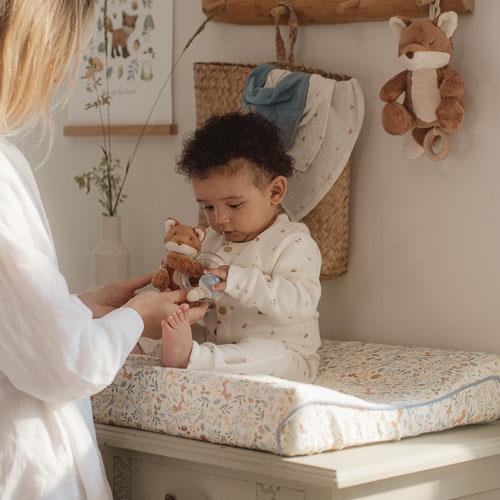 Eendelige pyjama - Wit - Forest Friends - Forest Treasures