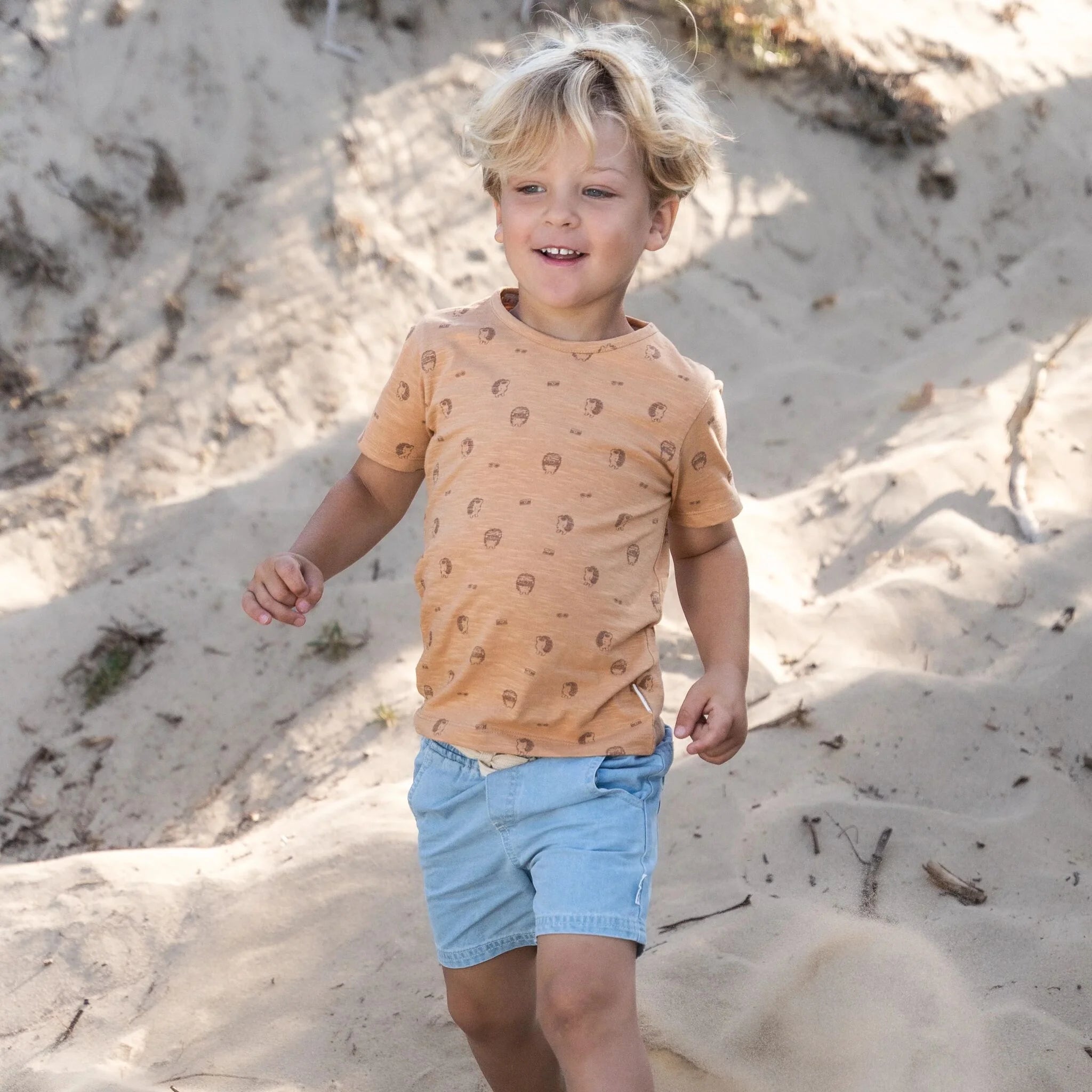 Shirt  korte mouw - Bruin