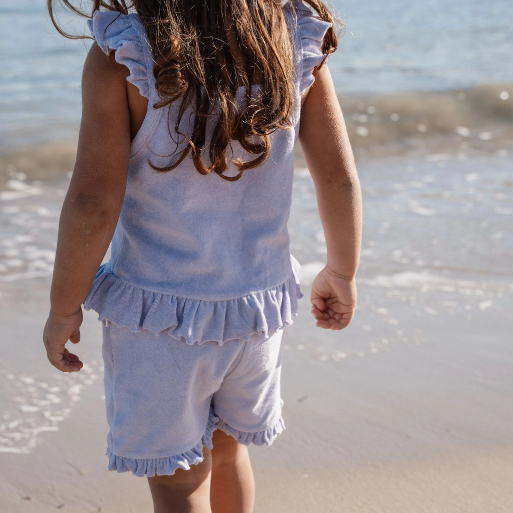 Top en short set - Paars