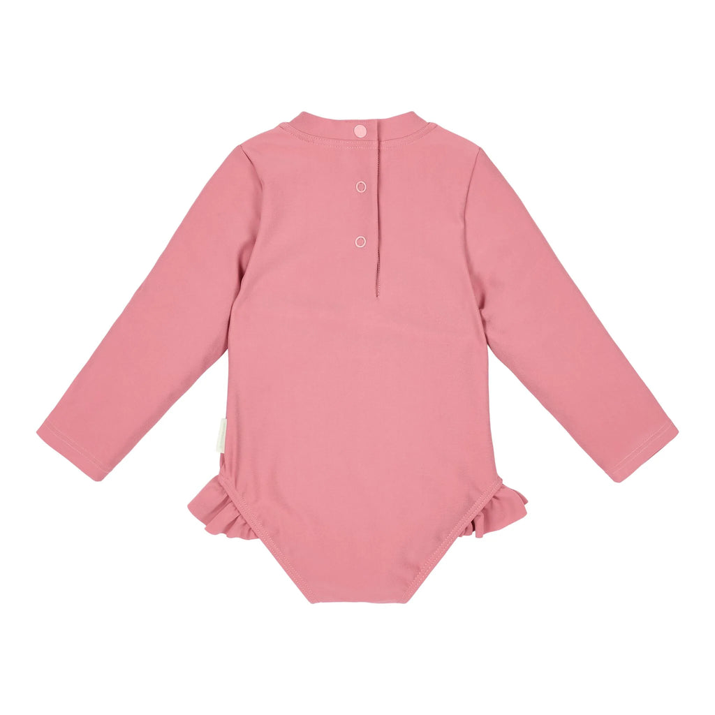 Badpak lange mouw - UPF 40 - Roze