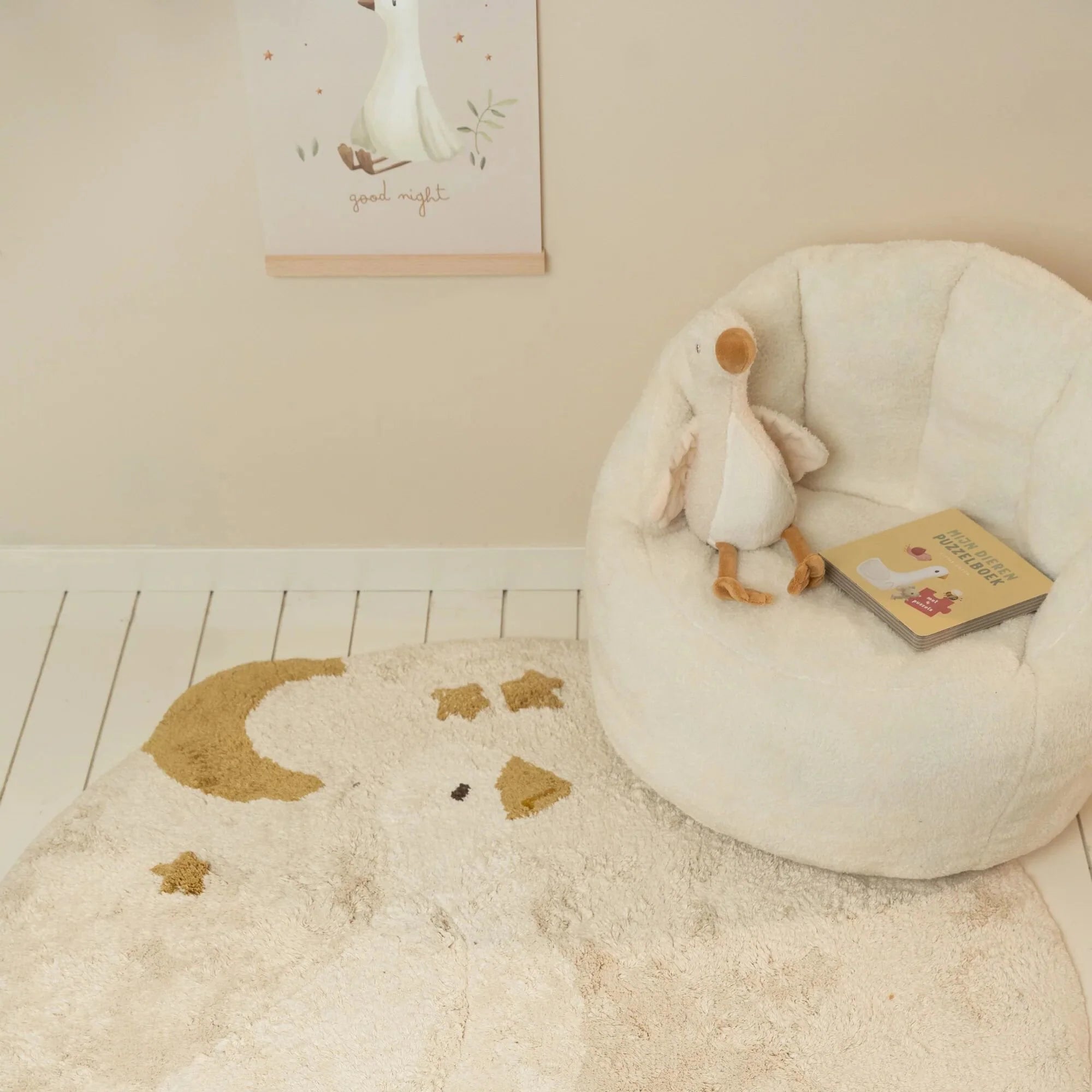 Kinderfauteuil Teddy - Wit