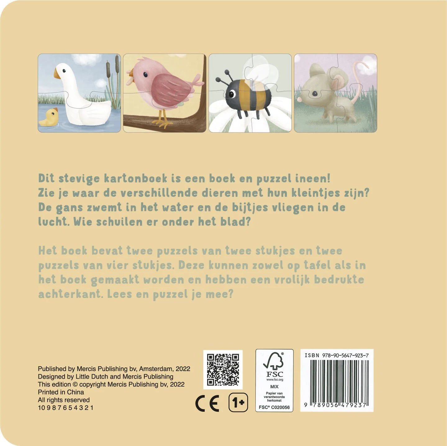 Kinderboek Mijn Dieren Puzzelboek - NL