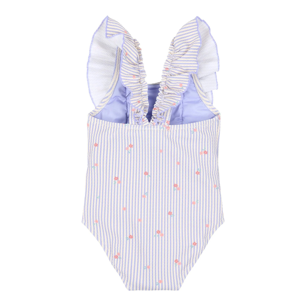 Badpak - Paars - Dreamy Stripes