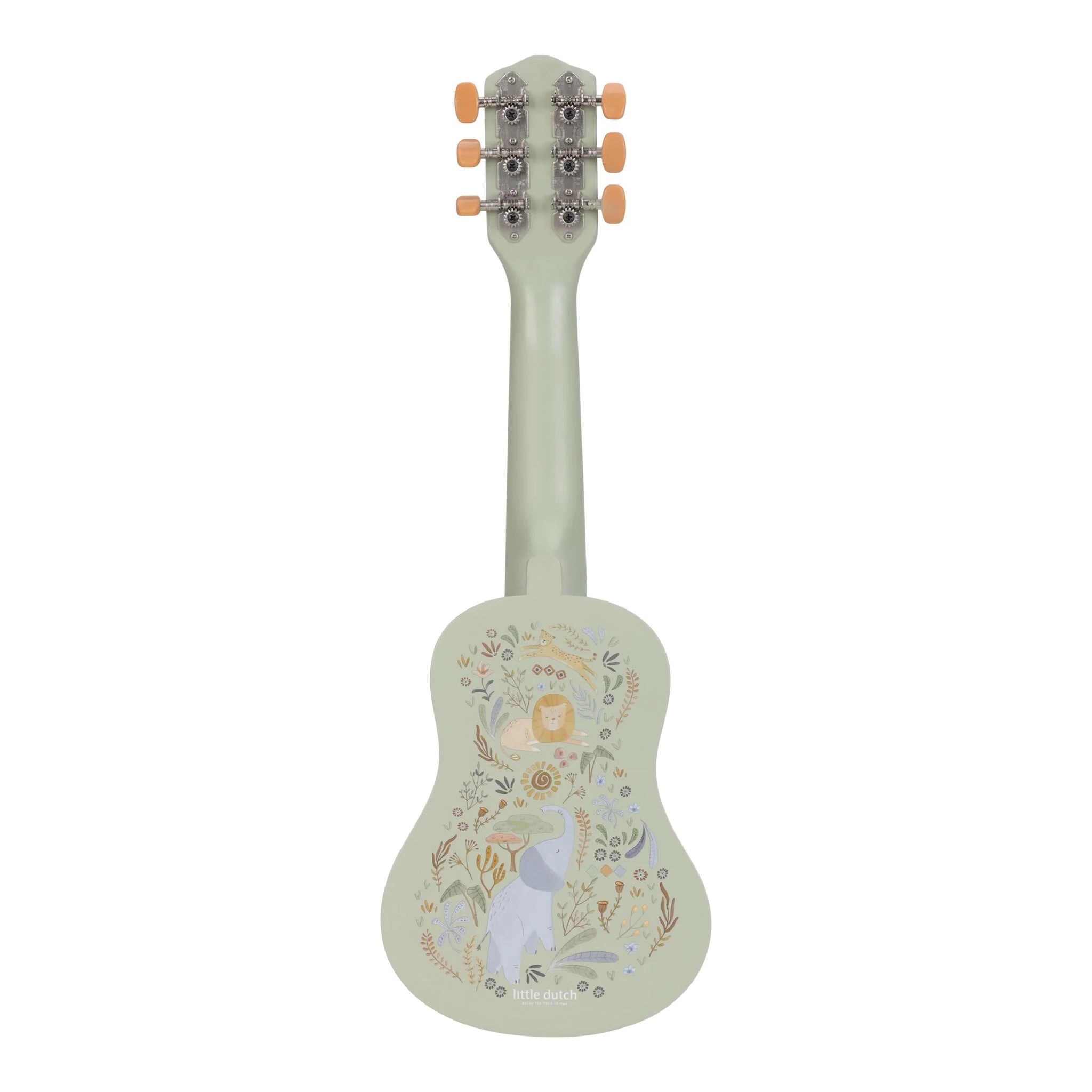 Houten gitaar - Groen - Safari Friends
