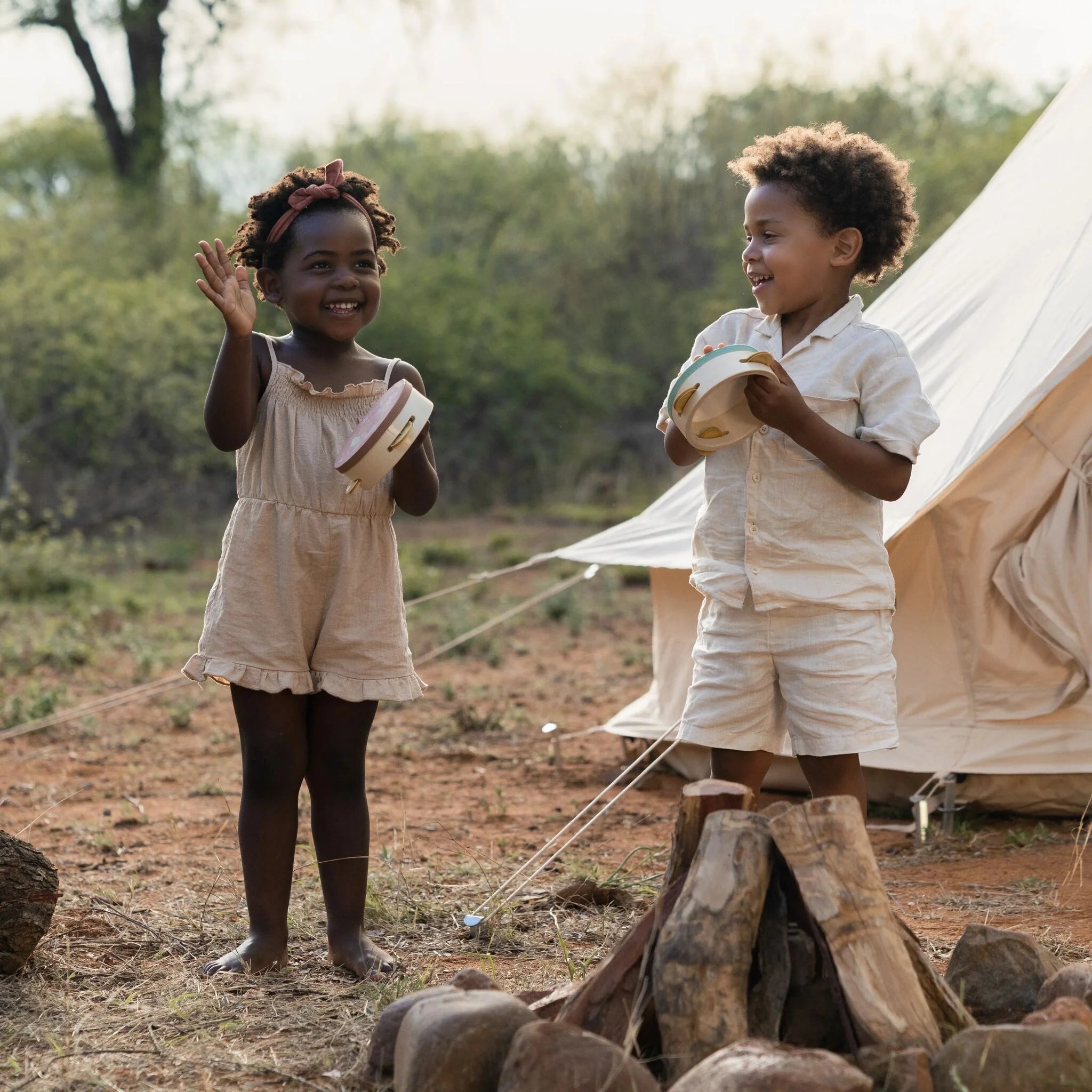 Muziekset - Roze - Safari Friends