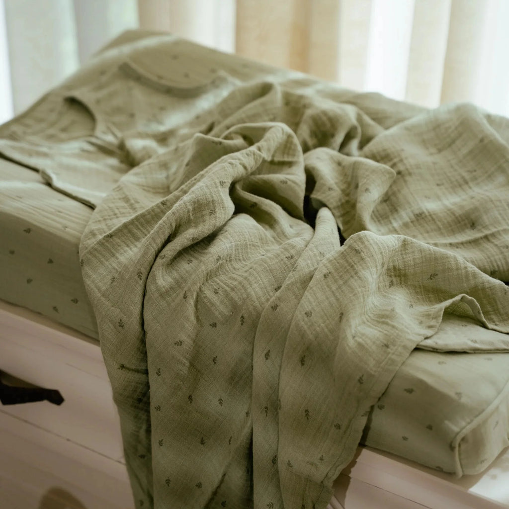Swaddle - Groen - 120 cm - Essentials