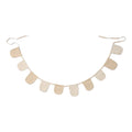 Slinger met vlaggetjes - Beige - Essentials